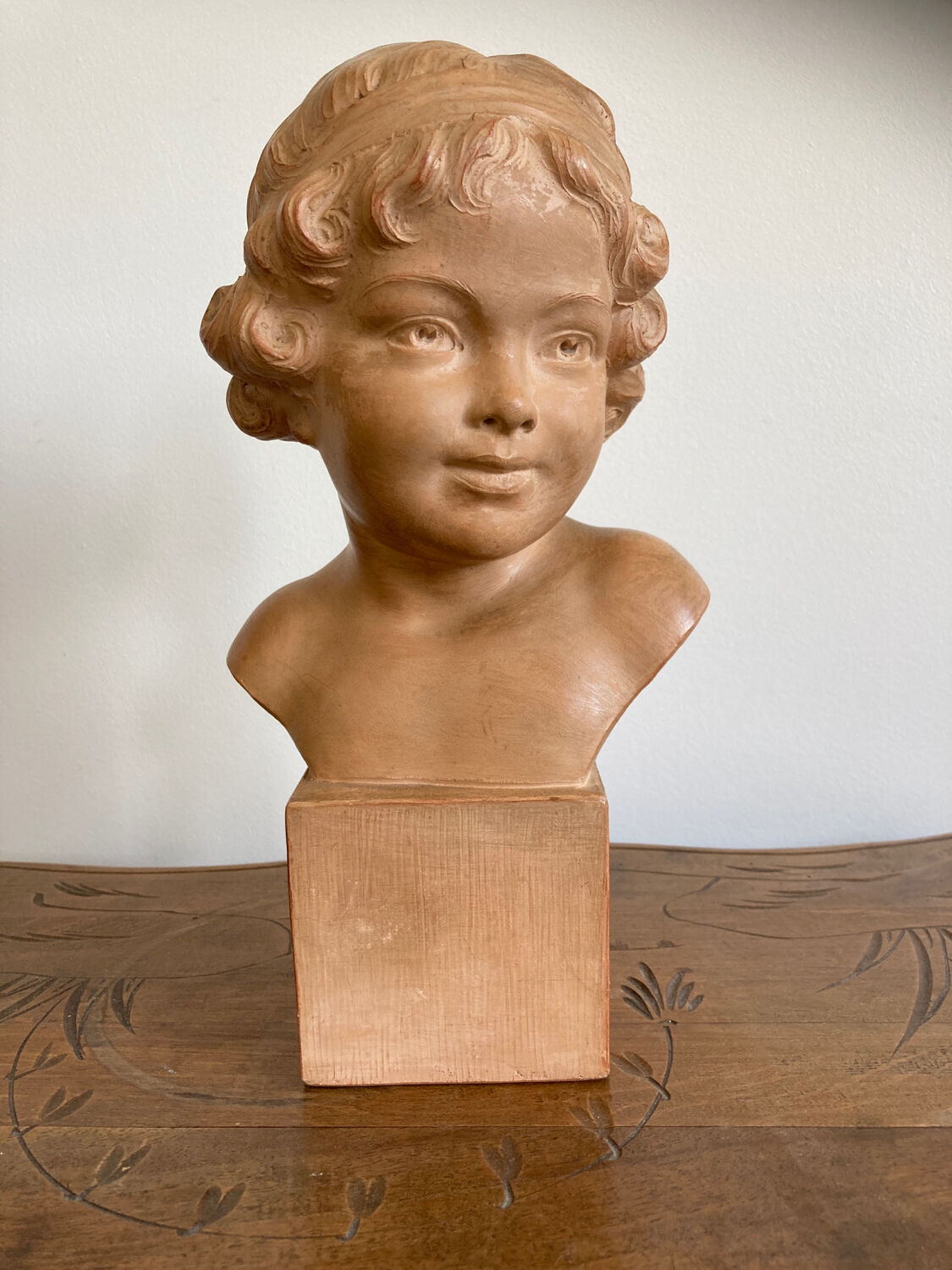 Bust child Henri Bargas