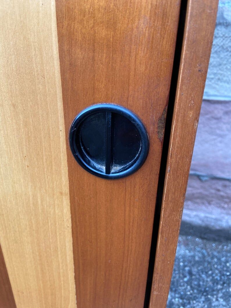 Small piece of furniture extra feet compass vintage design 1960