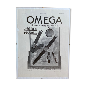 Advertising poster Omega 17 June 1933