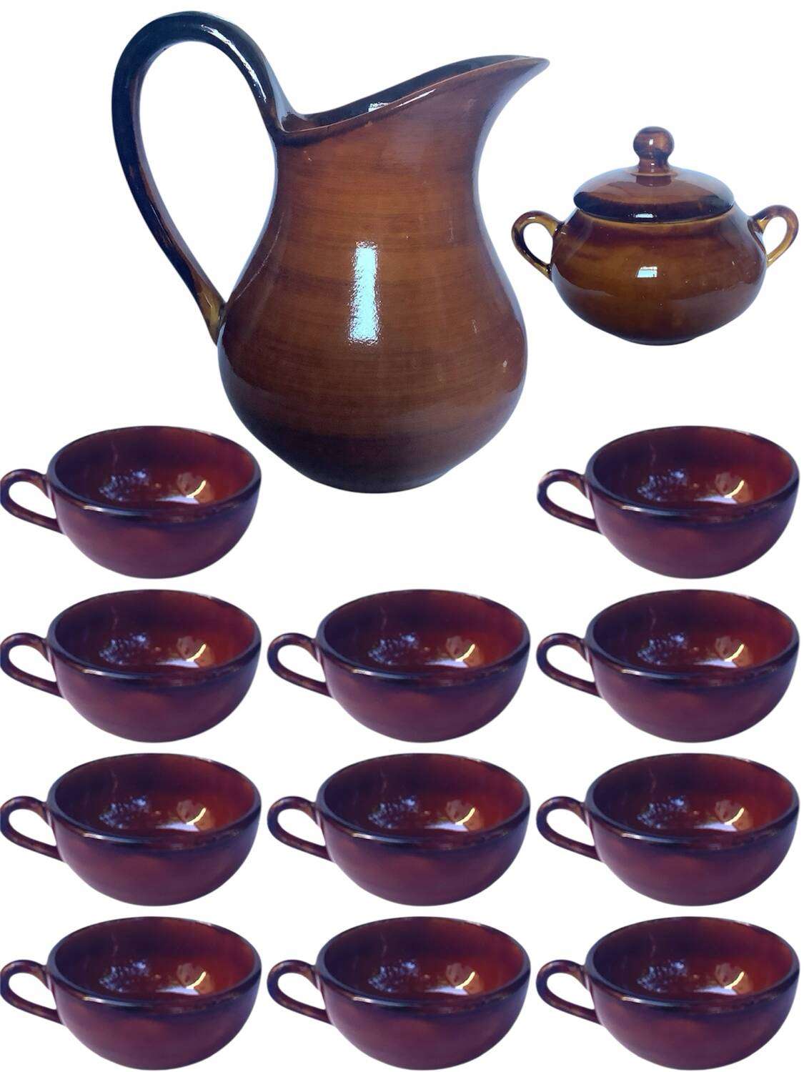 Vintage St-Clément coffee set with large milk pitcher