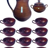 Vintage St-Clément coffee set with large milk pitcher