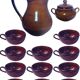 Vintage St-Clément coffee set with large milk pitcher