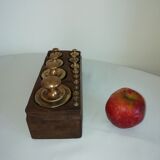Box of 14 weights for Roman scale