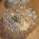 Pair of Helena Tynell snail ceiling lights