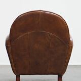 Cowhide Leather Design Armchair