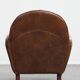 Cowhide Leather Design Armchair