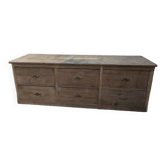 Haberdashery counter, trade furniture, seed counter