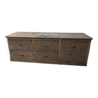 Haberdashery counter, trade furniture, seed counter