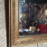 Golden Louis-Philippe mirror 50x68cm