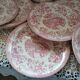 10 antique dinner plates