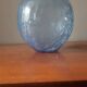 Cracked glass ball vase