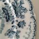 Two ironstone plates Saint-Amand Regency model