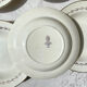 6 opaque porcelain soup plates from Digoin, "Suzy" model