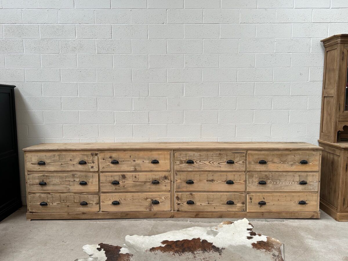 Workshop furniture from the early 20th century.