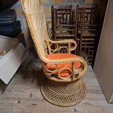 Emmanuelle rattan armchair