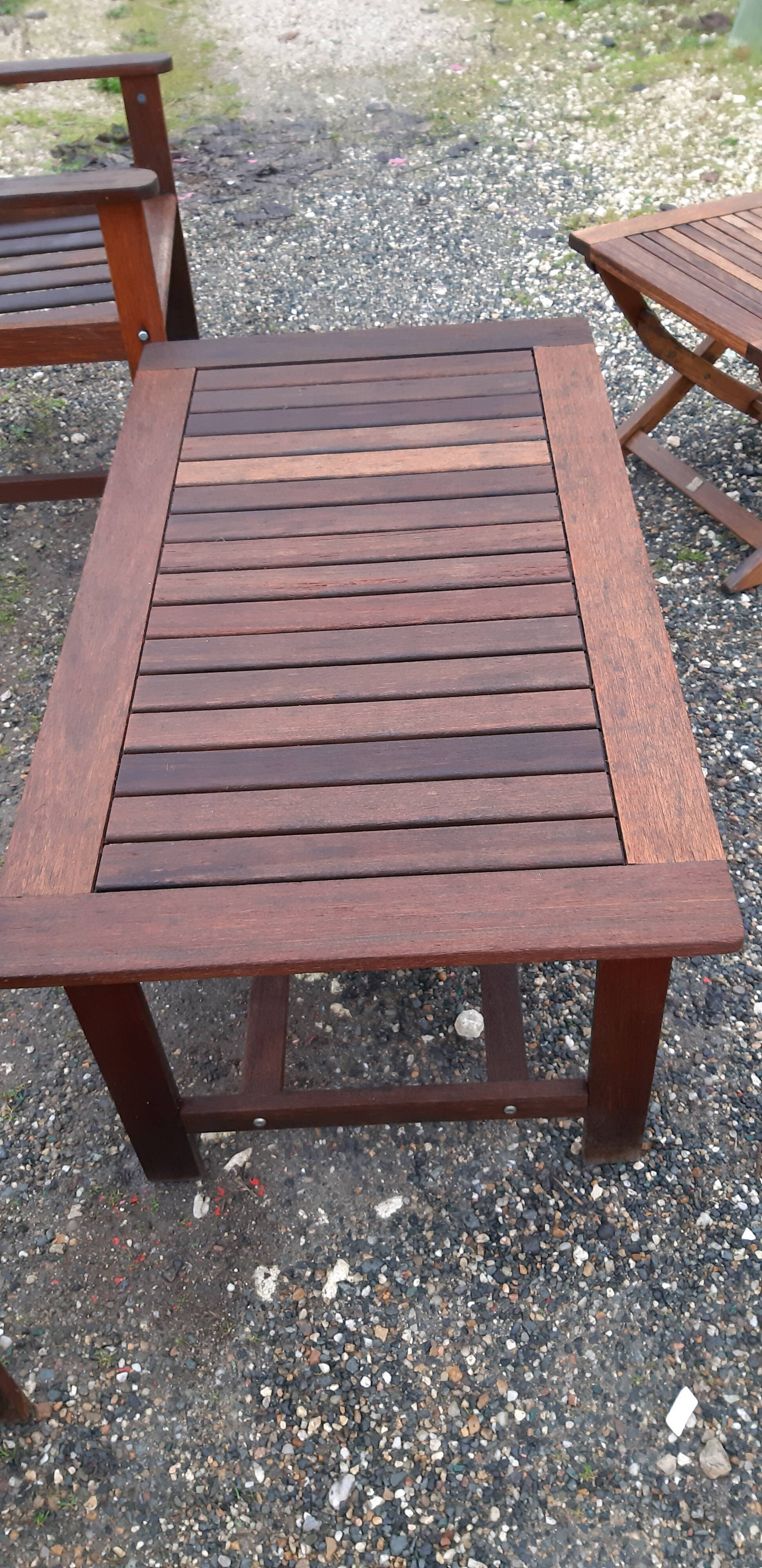 Garden furniture in exotic wood brand: fsc