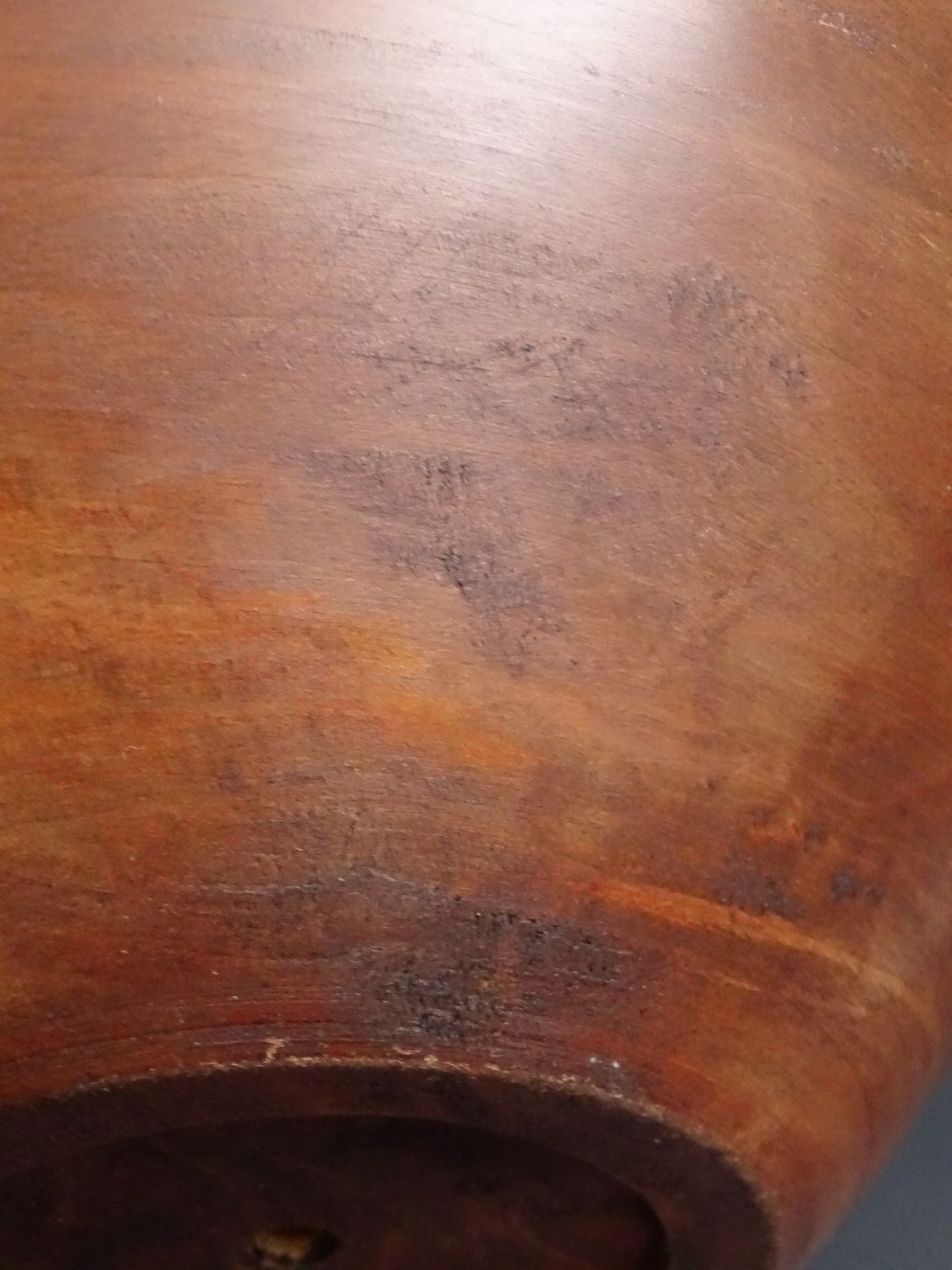 Coupe en bois objet déco et vintage des années 1970