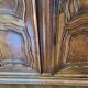 Crossbow cabinet in walnut Louis XV 18th century