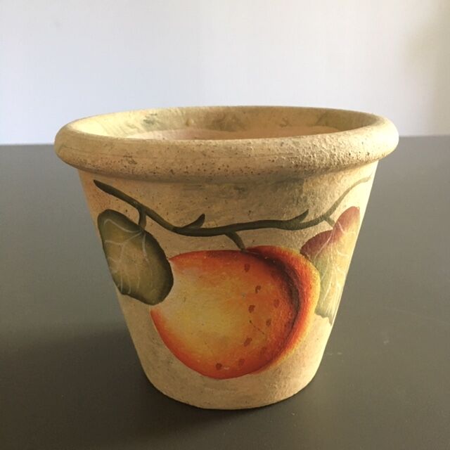 Apricot decor flowerpot