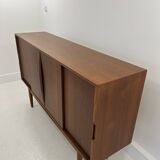Sideboard in Teak with Sliding Doors, 1965