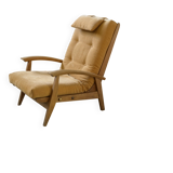 Armchair model FS 134 by Guy Besnard for Free Span 1950s