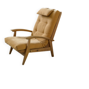 Armchair model FS 134 by Guy Besnard for Free Span 1950s