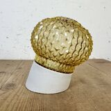 Vintage White Porcelain Wall Light, 1970s