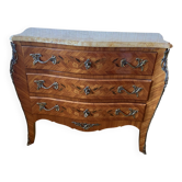 Louis XV style commode in rosewood from the early 20th century.