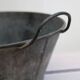 Old zinc basin