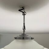 Suspension globe glass art deco cocoon shape skyscraper