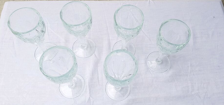 6 foot glasses in thick beveled glass