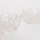 Pair of decorative transparent glass bowls designed by Jan Sylwester Drost, Europe, 1960s.