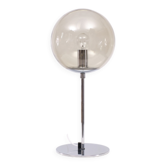 Sölken Luchten Chrome dome table lamp 1970 Germany