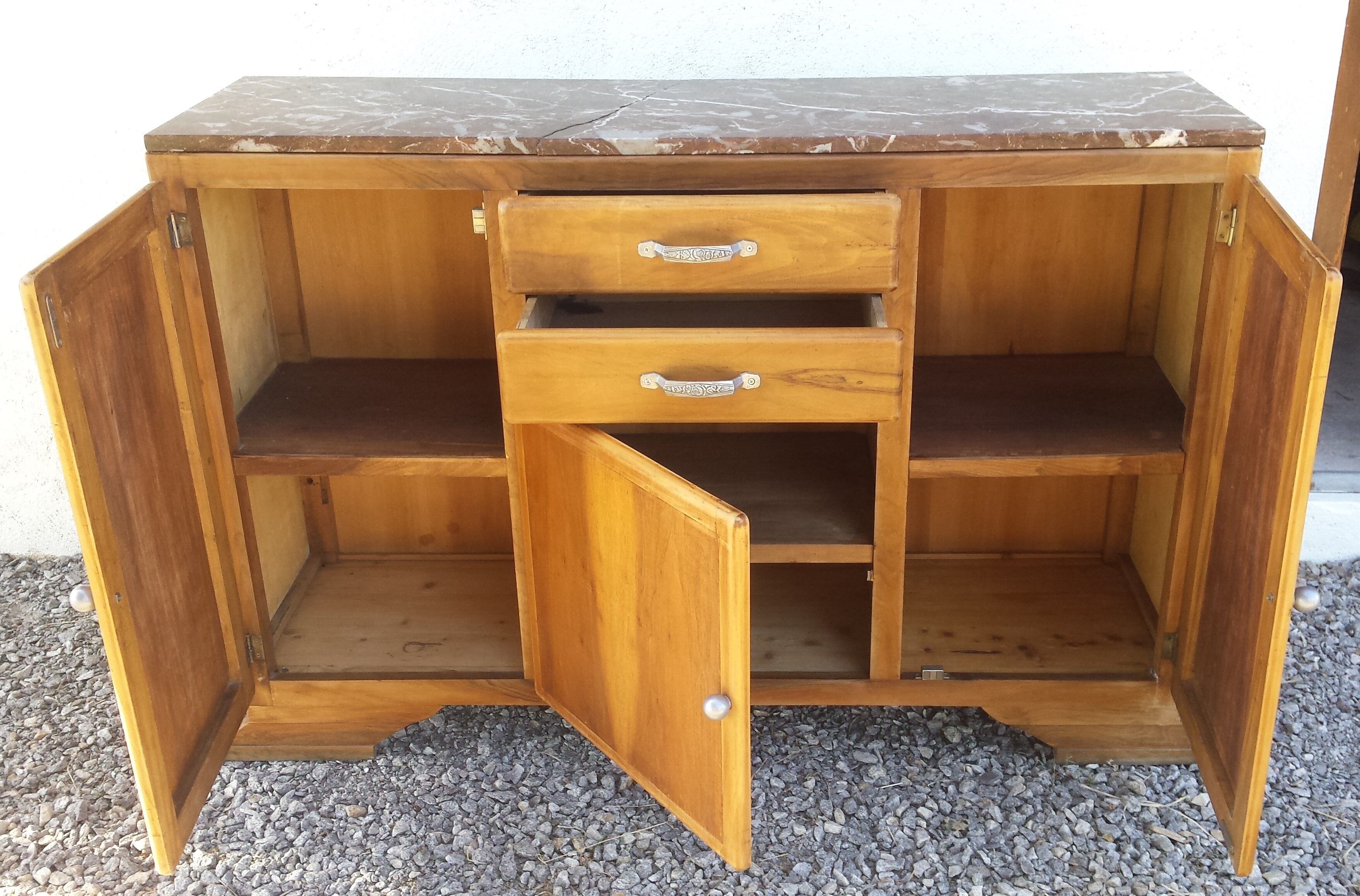 Mado buffet, pink marble tray