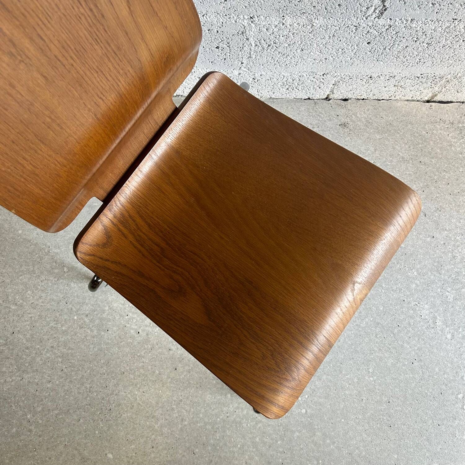 Pair of GILBERT model wood and metal chairs by Carina Bengs for IKEA 1999