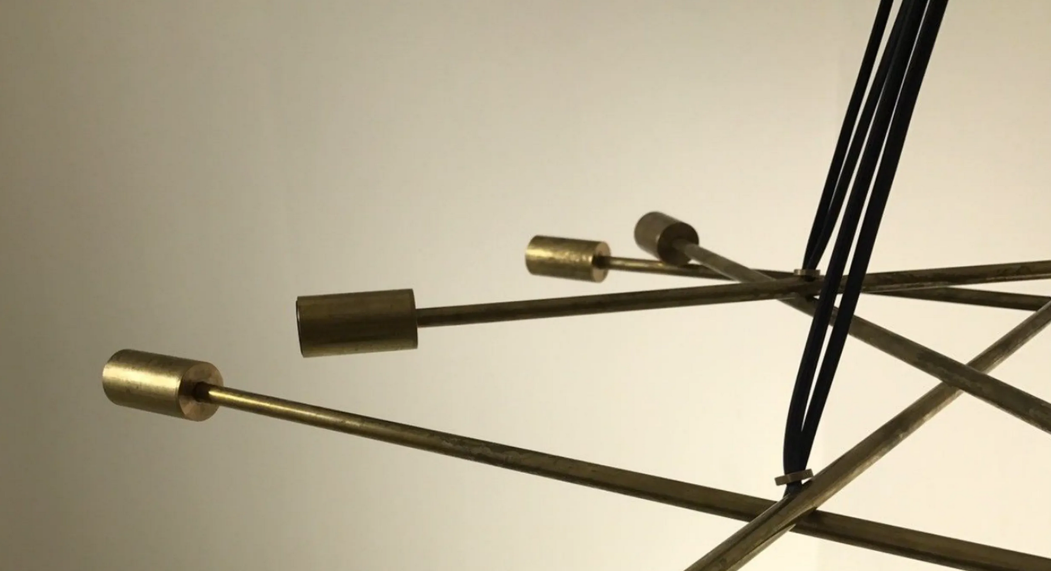 Brass chandelier with 16 lights