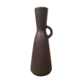 Vintage Scandinavian style blue ceramic vase