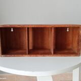 Vintage teak wall shelf