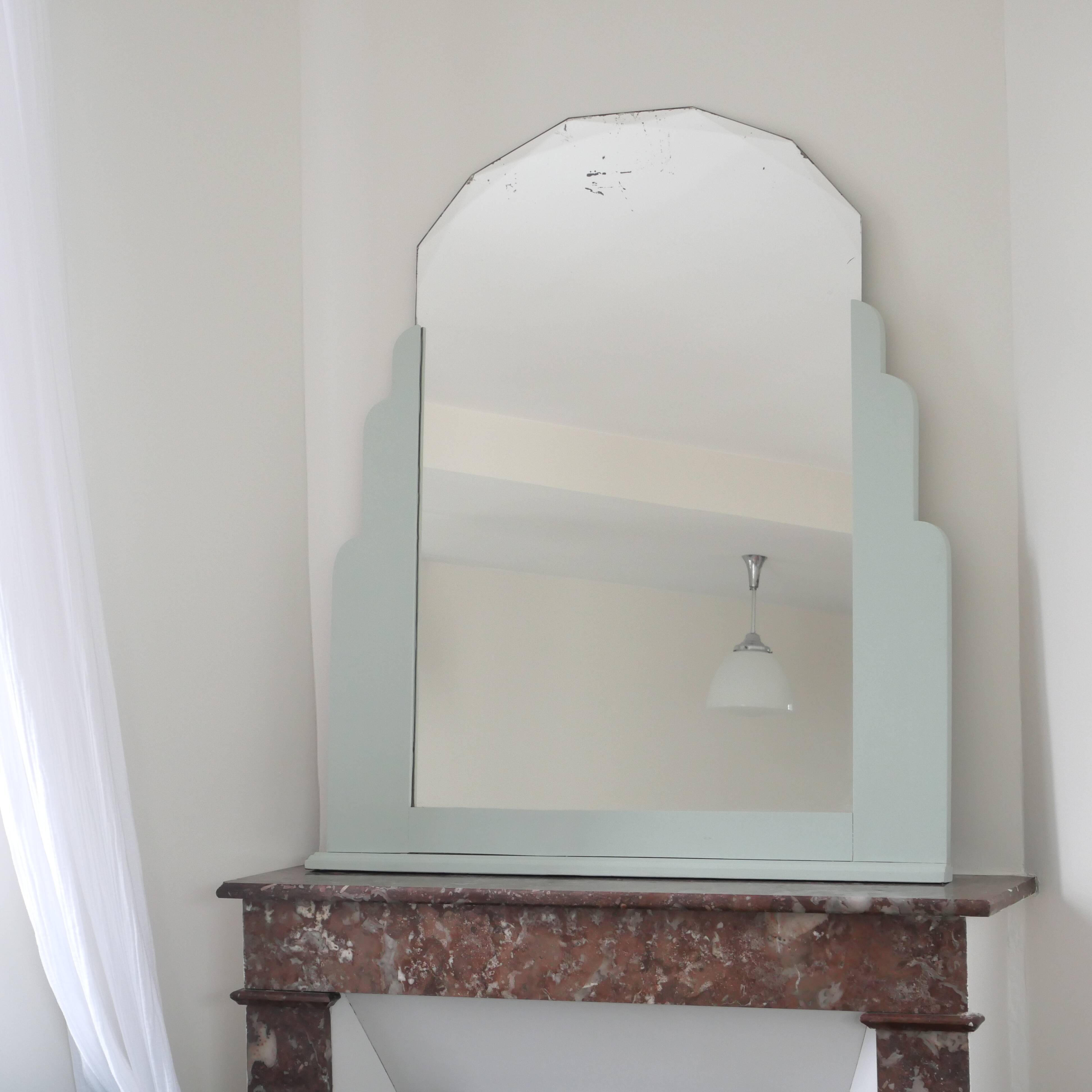 Large old mirror  90x108cm
