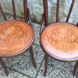 4 vintage bistro chairs