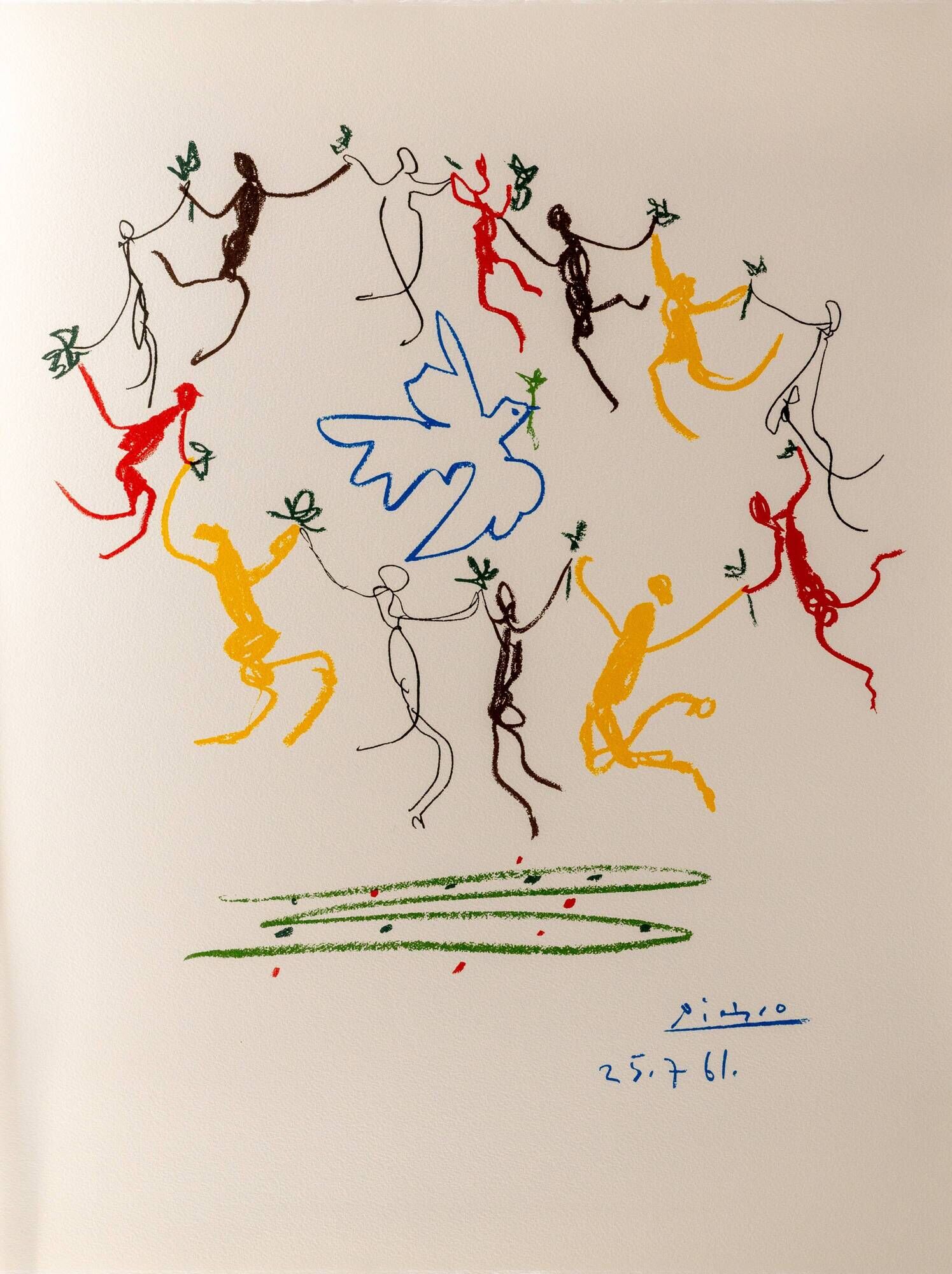 Pablo Picasso: Round of Youth, signed lithograph