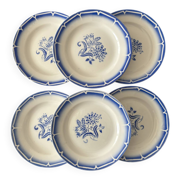Lot d’assiettes à dessert Digoin Sarreguemines canebiere • Vaisselle v