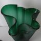 Vintage Italian blown glass handkerchief vase