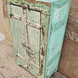 Old bedside table - tribal cabinet in Burmese teak