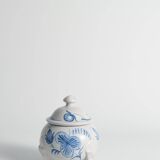 Swedish Grace French Blue Floral Decor Bonbonniere by Allan Eberling, Bo Fajans