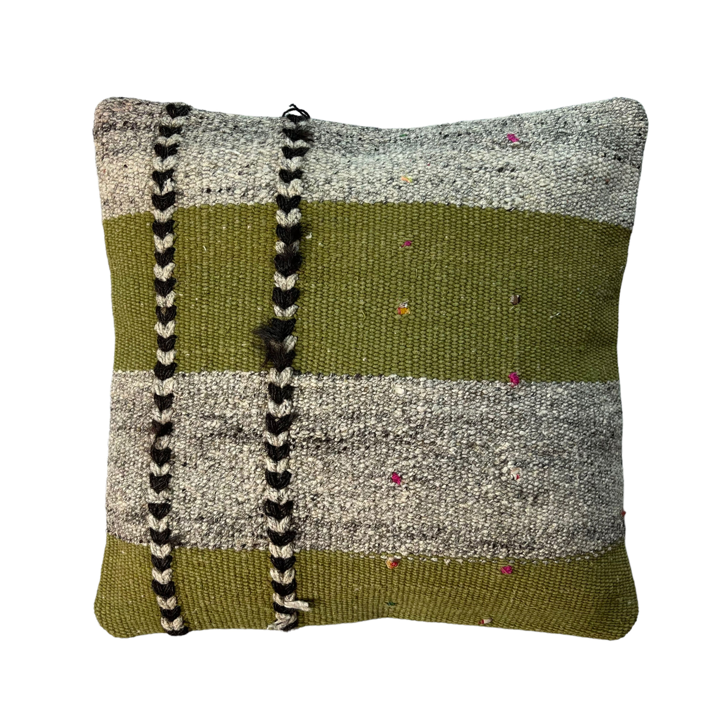 Vintage turkish kilim cushion cover 40 x 40 cm