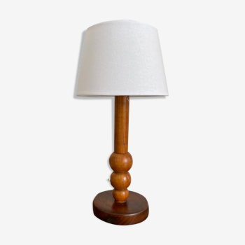 Modernist vintage wood lamp