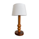 Modernist vintage wood lamp