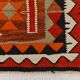 3x10 Red & Orange Tribal Kilim Runner Rug 93x308Cm SK 34615