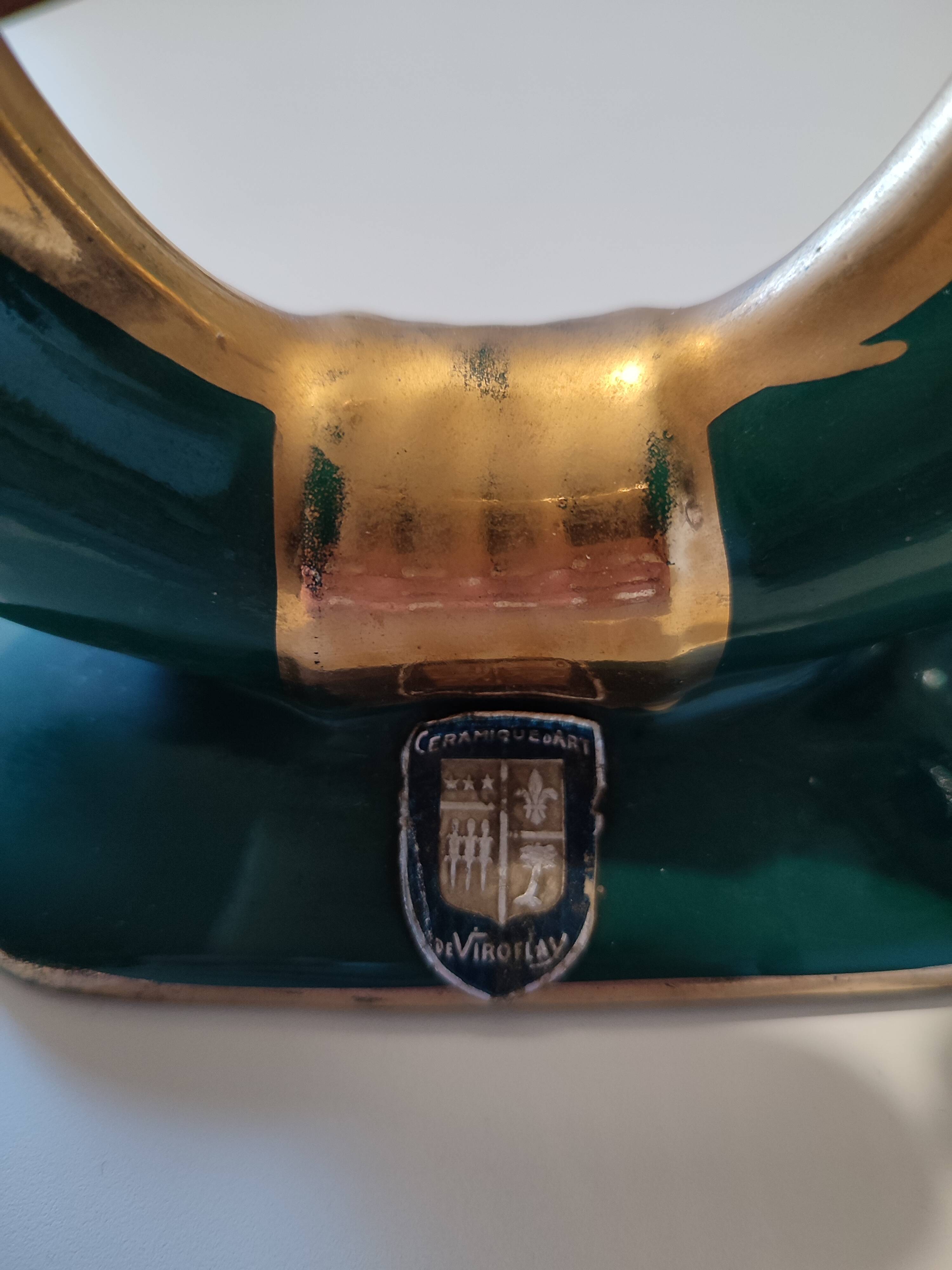 Viroflay art deco ceramic vase